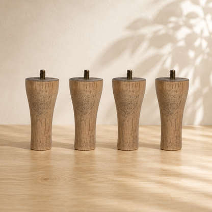 Round Wood Planter Display Stand