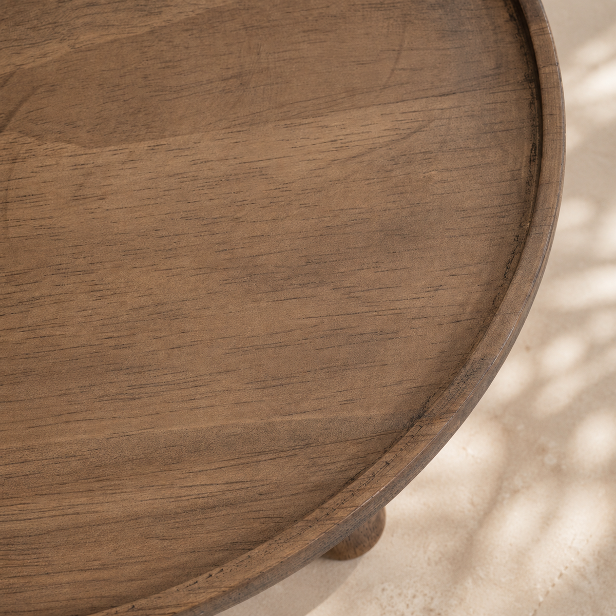 Round Wood Planter Display Stand